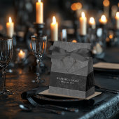 Gothic Black Raven & Black Rose Hochzeit Geschenkschachtel