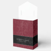 Gothic Black Raven & Black Rose Weinhochzeit Geschenkschachtel (Geöffnet)