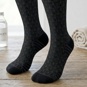 Gothic Black Raven Muster Socken