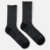 Gothic Black Raven Muster Socken (Rechts)