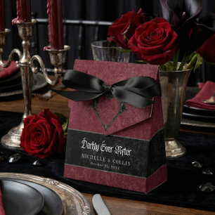 Gothic Black Raven Wein Dunkel Für Immer Hochzeit Geschenkschachtel