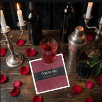 Gothic Black Raven Wein Dunkel Für Immer Hochzeit