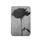 Gothic Black Rose Badematte (Vorderseite Vertikal)