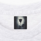 Gothic Black Rose Blood Drop Etiketten (Befestigt)