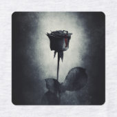 Gothic Black Rose Blood Drop Etiketten (Design 1)