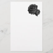 Gothic Black Rose Briefpapier (Vorderseite)