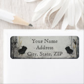 Gothic Black Rose Jubiläum Rücksendeadresse (Insitu)