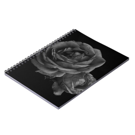 Gothic Black Rose Notizblock (Linke Seite)
