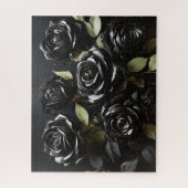 Gothic Black Rose Puzzle (Vertikal)