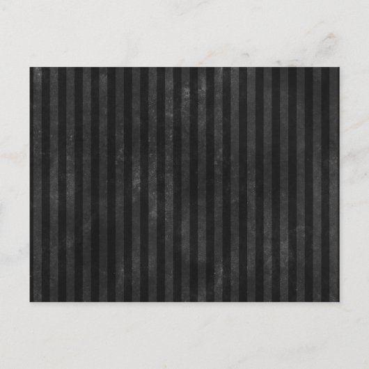 Gothic Black Rose & Skull Happy Halloween Postkarte (Rückseite)