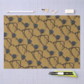 Gothic Black Rose Speedpaint Muster Seidenpapier (Handwerk)