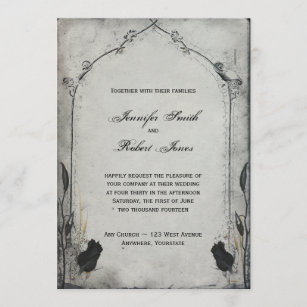 Gothic Einladungen Zazzle De 