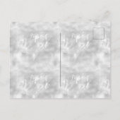 Gothic Black Rose und Skull Halloween-Party Postkarte (Rückseite)