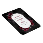 Gothic Black Till Death Do us Part Save the Date Magnet (Rechte Seite)