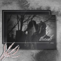 Gothic Black & White Friedhof bis zum Tode Hochzei