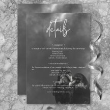 Gothic Black & White Raven Embrace Details zur Hoc