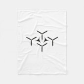 Gothic Blade Fleece Blanket (Vorderseite)