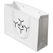 Gothic Blade große Geschenktasche Geschenktüte (Rückseite Schrägansicht)