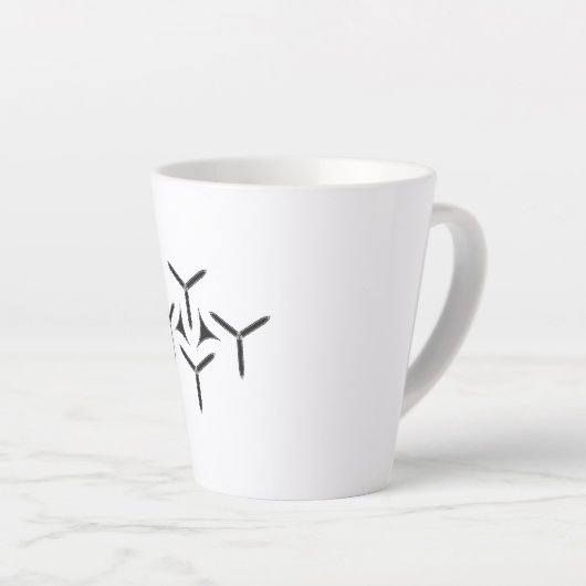 Gothic Blade Latte Tasse (Rechte Ecke)