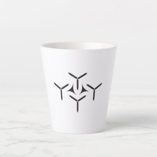 Gothic Blade Latte Tasse (Vorderseite)