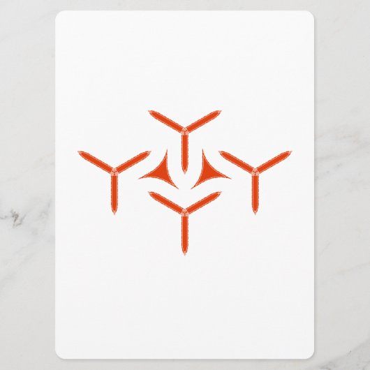 Gothic Blade Menu Menükarte (Rückseite)