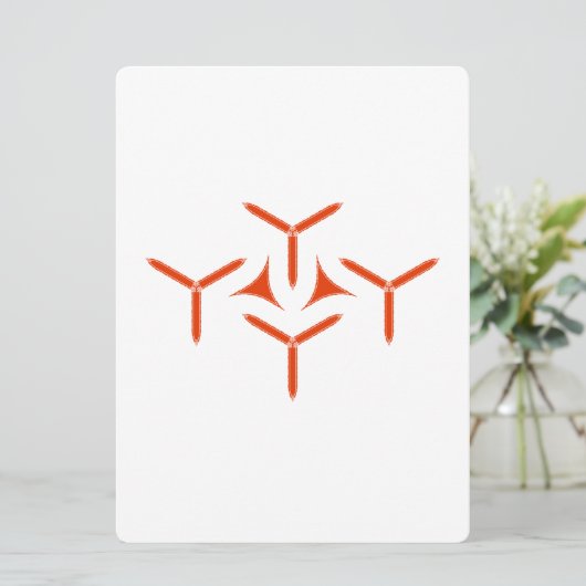 Gothic Blade Menu Menükarte (Stehend Vorderseite)