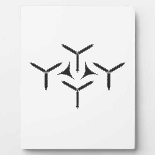 Gothic Blade Plaque Fotoplatte (Vorderseite)