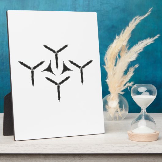 Gothic Blade Plaque Fotoplatte (Seite)