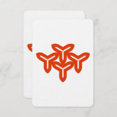 Gothic Blades Danke-Karte Dankeskarte (Vorne/Hinten)