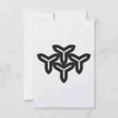 Gothic Blades Danke-Karte Dankeskarte (Vorderseite)