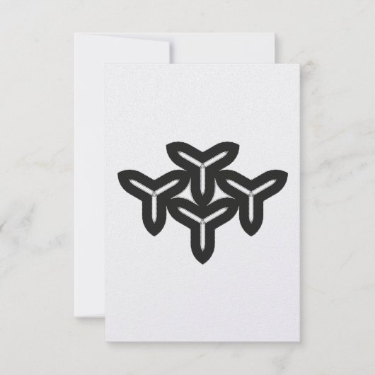 Gothic Blades Danke-Karte Dankeskarte (Vorderseite)