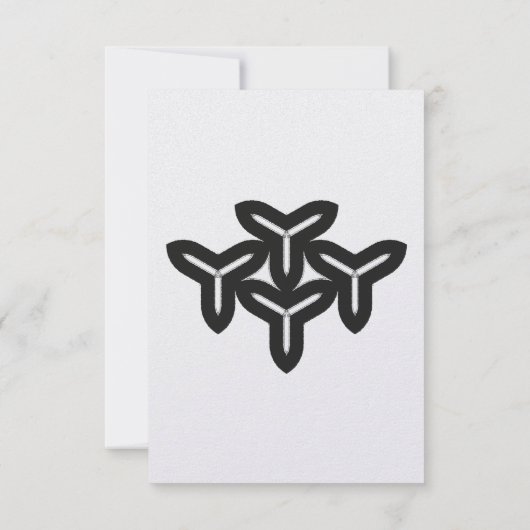 Gothic Blades Danke-Karte Dankeskarte (Rückseite)