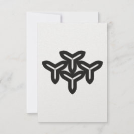 Gothic Blades Danke-Karte Dankeskarte