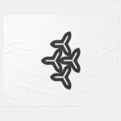 Gothic Blades Fleece Blanket (Vorderseite (Horizontal))