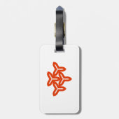 Gothic Blades-Gepäcktag Gepäckanhänger (Rückseite vertikal)