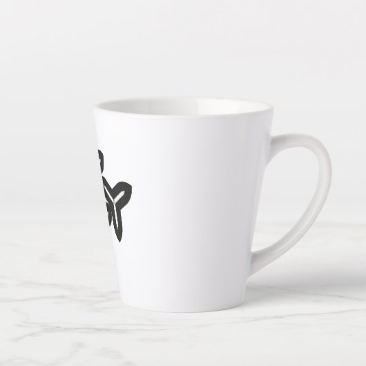 Gothic Blades Latte Tasse (Rechts)