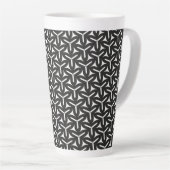 Gothic Blades Muster Latte Tasse (Rechte Ecke)