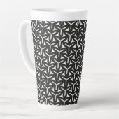 Gothic Blades Muster Latte Tasse (Linke Ecke)