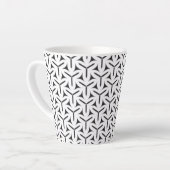 Gothic Blades Muster Latte Tasse (Linke Ecke)