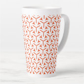 Gothic Blades Muster Latte Tasse (Rechte Ecke)