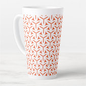 Gothic Blades Muster Latte Tasse (Linke Ecke)