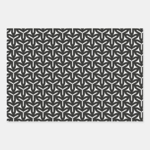 Gothic Blades Muster Wrapping Paper Sheets Geschenkpapier Set