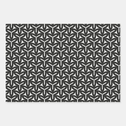 Gothic Blades Muster Wrapping Paper Sheets Geschenkpapier Set (Vorderseite 2)