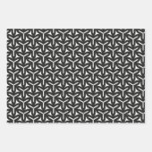 Gothic Blades Muster Wrapping Paper Sheets Geschenkpapier Set (Vorderseite)