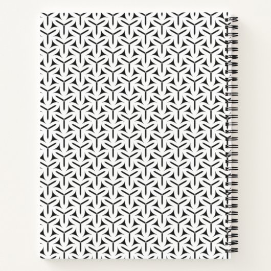 Gothic Blades MusterNotebook Notizblock (Rückseite)