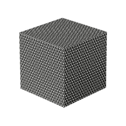 Gothic Blades Pattern Cube Würfel (Rückseite Schrägansicht)