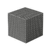Gothic Blades Pattern Cube Würfel (Vorderseite Schrägansicht)