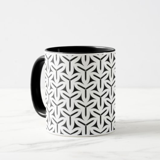 Gothic Blades Pattern Kaffee Tasse (Vorderseite Links)