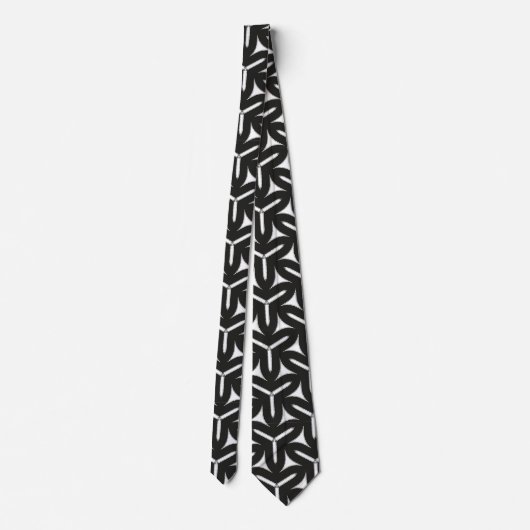 Gothic Blades Pattern Neck Tie Krawatte (Rückseite)