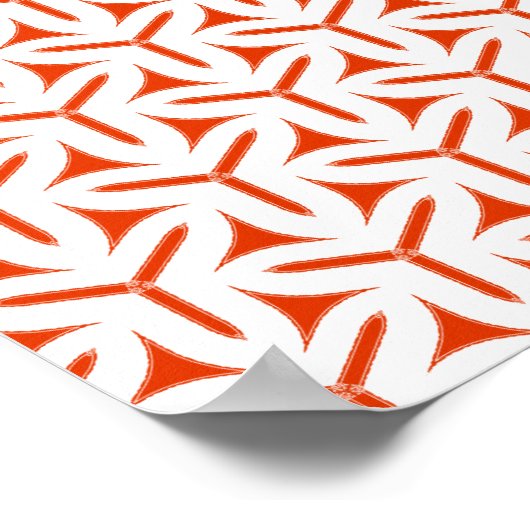 Gothic Blades Pattern Poster (Ecke)